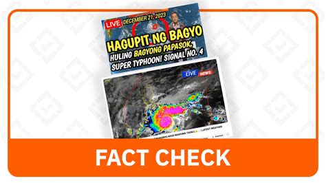 FACT CHECK: No super typhoon in PH up until October 24 .
